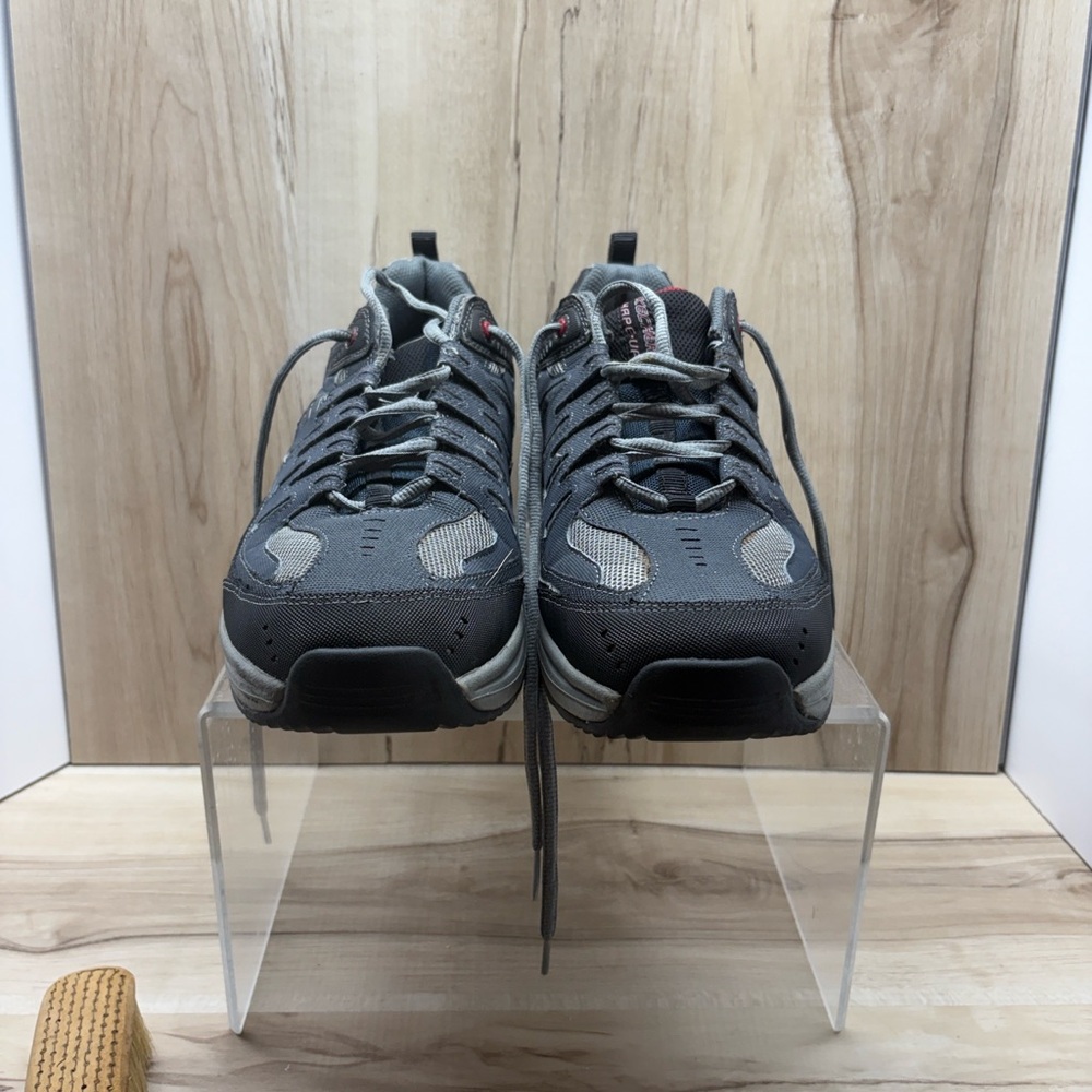 Gray and Black Athletic Sneakers